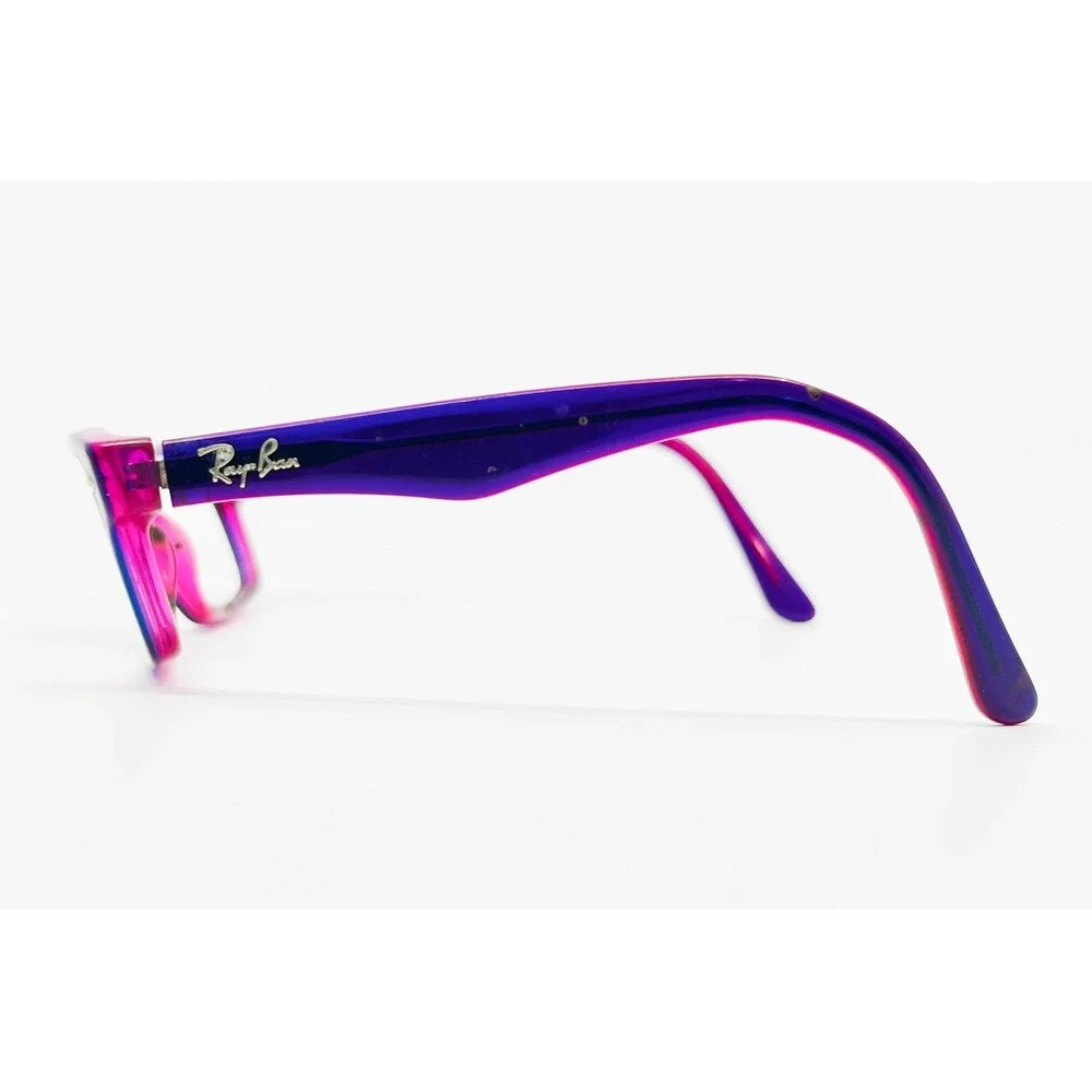 Ray-Ban Eyeglasses Kids Blue Pink RB 1530 3666 Rectangle 48-16-130